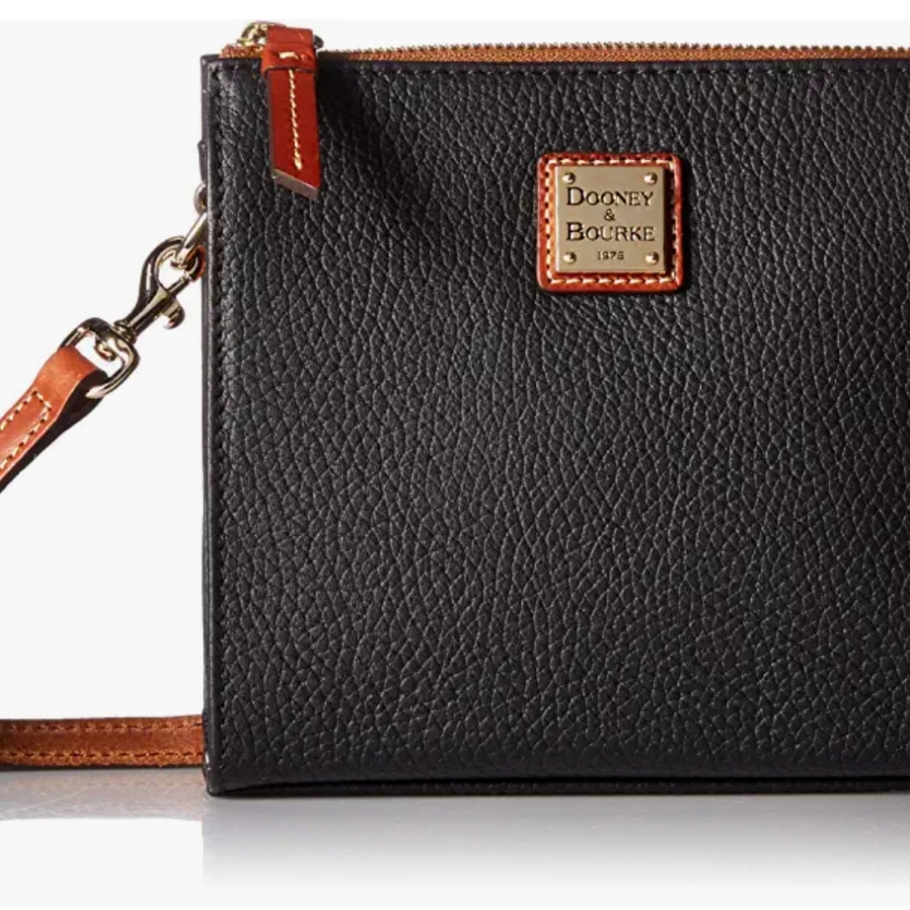 Dooney & Bourke Pebble Grain North South Janine Crossbody Black Like New